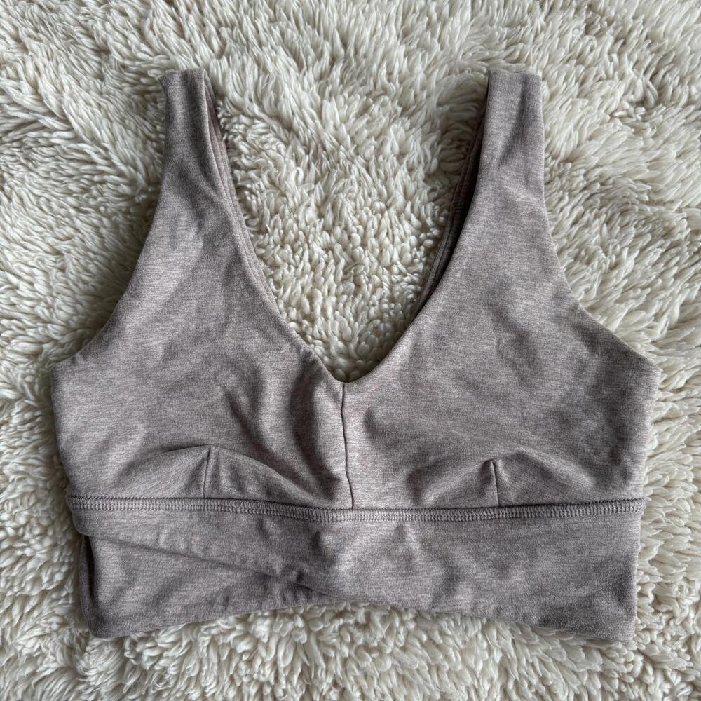 Carbon38 Soft Heathered Gray Bralette - Size S